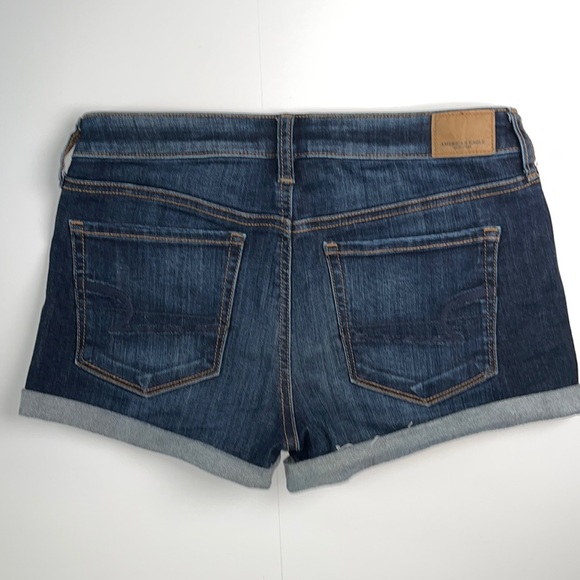 AMERICAN EAGLE Super Stretch Shortie Jean Shorts - Picture 4 of 9
